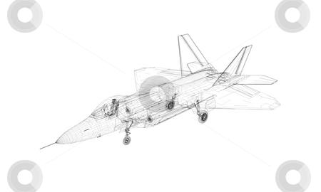 To use this stock image in your creative project, please select the size you need over to the right and click the "Add to Cart" button.
Your downloaded image will come with the Cutcaster watermark removed so don’t worry about the watermark you see on this page. F-22 Raptor Wireframe stock photo, A high-resolution wire frame rendering of an F-22 Raptor. Using color selection tools in your image editing application, you can make this image match any color scheme you choose. by Allan Tooley