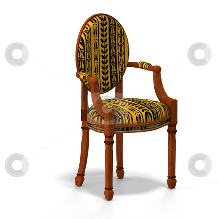 To use this stock image in your creative project, please select the size you need over to the right and click the "Add to Cart" button.
Your downloaded image will come with the Cutcaster watermark removed so don’t worry about the watermark you see on this page. Classical chair - half side view stock photo, Traditional chair with padding (upholstery) contains Clipping Path by Ralf Kraft