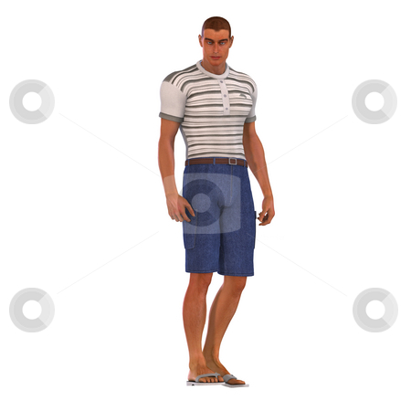 To use this stock image in your creative project, please select the size you need over to the right and click the "Add to Cart" button.
Your downloaded image will come with the Cutcaster watermark removed so don’t worry about the watermark you see on this page. 3D Leisure Time stock photo, Man in leisure clothes
Image contains a Clipping Path by Ralf Kraft