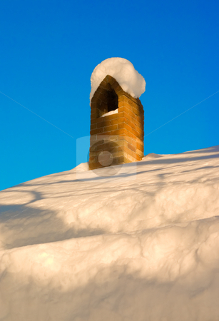 To use this stock image in your creative project, please select the size you need over to the right and click the "Add to Cart" button.
Your downloaded image will come with the Cutcaster watermark removed so don’t worry about the watermark you see on this page. Snow Chimney stock photo, Chimney that is covered in snow by Johan Knelsen