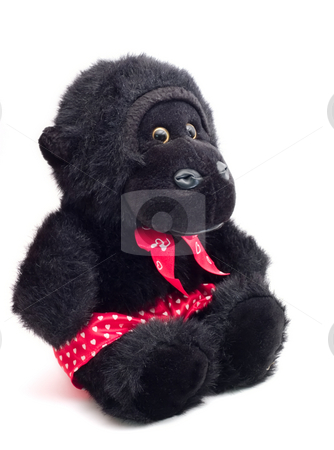 To use this stock image in your creative project, please select the size you need over to the right and click the "Add to Cart" button.
Your downloaded image will come with the Cutcaster watermark removed so don’t worry about the watermark you see on this page. Heart Bow stock photo, Ape in heart boxers with a heat bow on by Johan Knelsen