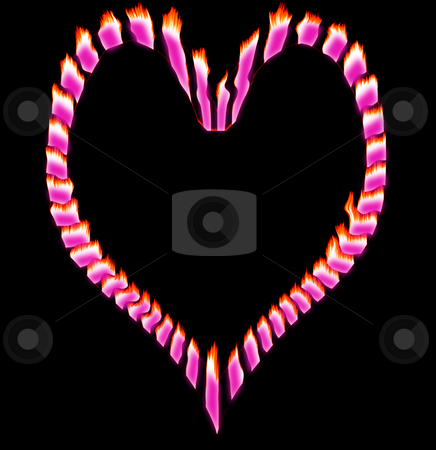 To use this stock image in your creative project, please select the size you need over to the right and click the "Add to Cart" button.
Your downloaded image will come with the Cutcaster watermark removed so don’t worry about the watermark you see on this page. Flaming Pink Heart stock photo, Flaming pink broken heart with a black background by Johan Knelsen