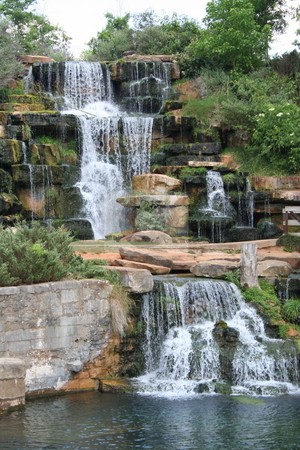 To use this stock image in your creative project, please select the size you need over to the right and click the "Add to Cart" button.
Your downloaded image will come with the Cutcaster watermark removed so don’t worry about the watermark you see on this page. Man Made Waterfall Tuscumbia, Alabama stock photo, Man made waterfall at Spring Park in Tuscumbia, Alabama by Debbie Hayes