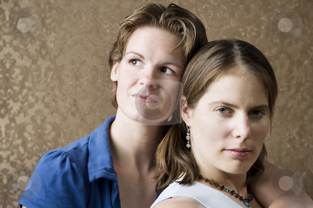 To use this stock image in your creative project, please select the size you need over to the right and click the "Add to Cart" button.
Your downloaded image will come with the Cutcaster watermark removed so don’t worry about the watermark you see on this page. Two Women bonding stock photo, Portrait of Two Pretty Young Women Friends by Scott Griessel