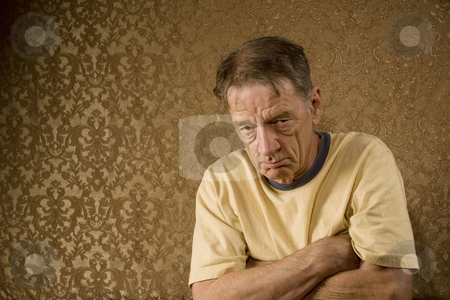 To use this stock image in your creative project, please select the size you need over to the right and click the "Add to Cart" button.
Your downloaded image will come with the Cutcaster watermark removed so don’t worry about the watermark you see on this page. Senior Man with his Arms Crossed stock photo, Senior Man Against a Gold Background with a Stern Expression and Arms Crossed by Scott Griessel