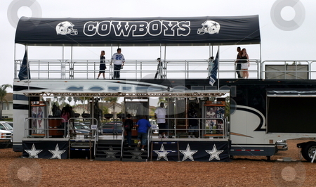 To use this stock image in your creative project, please select the size you need over to the right and click the "Add to Cart" button.
Your downloaded image will come with the Cutcaster watermark removed so don’t worry about the watermark you see on this page. Texas Cowboys Training stock photo, The Dallas Cowboys at their 2008 summer training camp in Oxnard, CA during a training session working out. by Henrik Lehnerer