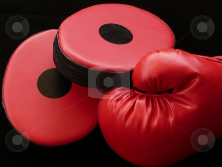 To use this stock image in your creative project, please select the size you need over to the right and click the "Add to Cart" button.
Your downloaded image will come with the Cutcaster watermark removed so don’t worry about the watermark you see on this page. Boxing Glove with Mitts stock photo, by Corinna Walby