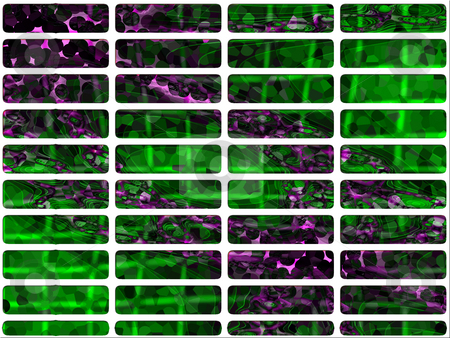 To use this stock image in your creative project, please select the size you need over to the right and click the "Add to Cart" button.
Your downloaded image will come with the Cutcaster watermark removed so don’t worry about the watermark you see on this page. Purple on Green Pixelated Fractal Design 2d Buttons For Website stock photo, Purple on Green Pixelated Fractal Design 2d Buttons For Website Navigation by Robert Davies