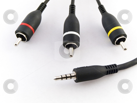 To use this stock image in your creative project, please select the size you need over to the right and click the "Add to Cart" button.
Your downloaded image will come with the Cutcaster watermark removed so don’t worry about the watermark you see on this page. Red Yellow and White Audio Visual Leads on White Background stock photo, Red Yellow and White Audio Visual Leads on White Background by Robert Davies