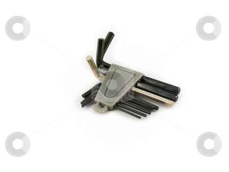 To use this stock image in your creative project, please select the size you need over to the right and click the "Add to Cart" button.
Your downloaded image will come with the Cutcaster watermark removed so don’t worry about the watermark you see on this page. Alan Keys Tools on White Background stock photo, Alan Keys Tools on White Background by Robert Davies