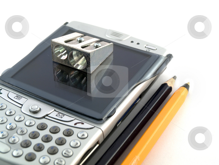 To use this stock image in your creative project, please select the size you need over to the right and click the "Add to Cart" button.
Your downloaded image will come with the Cutcaster watermark removed so don’t worry about the watermark you see on this page. Mobile Phones Pens and Pencils on White Background stock photo, Modern Mobile Phones Pens and Pencils on White Background by Robert Davies