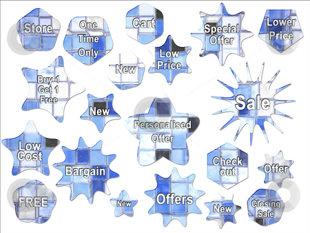 To use this stock image in your creative project, please select the size you need over to the right and click the "Add to Cart" button.
Your downloaded image will come with the Cutcaster watermark removed so don’t worry about the watermark you see on this page. Abstract Cartoony Blue Square Blocks Star Shaped Special Offer a stock photo, by Robert Davies