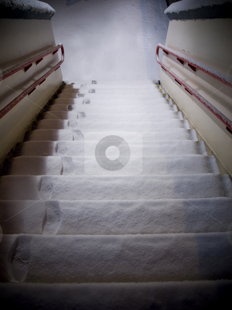 To use this stock image in your creative project, please select the size you need over to the right and click the "Add to Cart" button.
Your downloaded image will come with the Cutcaster watermark removed so don’t worry about the watermark you see on this page. Steps Covered With Snow and Footprints stock photo, Steps Covered With Snow and Footprints With Red Hand Rail by Robert Davies