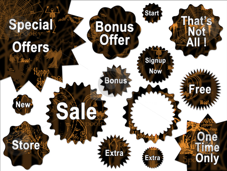 To use this stock image in your creative project, please select the size you need over to the right and click the "Add to Cart" button.
Your downloaded image will come with the Cutcaster watermark removed so don’t worry about the watermark you see on this page. Black and orange Halloween For Sale and Offer Stars and Shapes S stock photo, Black and orange Halloween For Sale and Offer Stars and Shapes Stickers Website Buttons Interface by Robert Davies