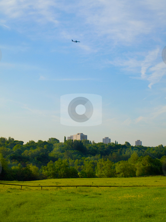 To use this stock image in your creative project, please select the size you need over to the right and click the "Add to Cart" button.
Your downloaded image will come with the Cutcaster watermark removed so don’t worry about the watermark you see on this page. English Summer Field Meadow With Buildings in Background stock photo, English Summer Field Meadow With Buildings in Background by Robert Davies