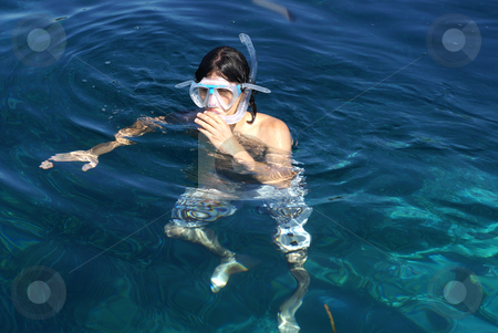 To use this stock image in your creative project, please select the size you need over to the right and click the "Add to Cart" button.
Your downloaded image will come with the Cutcaster watermark removed so don’t worry about the watermark you see on this page. Scuba diving stock photo, Scuba diving in Mediterranean sea by Serge VILLA