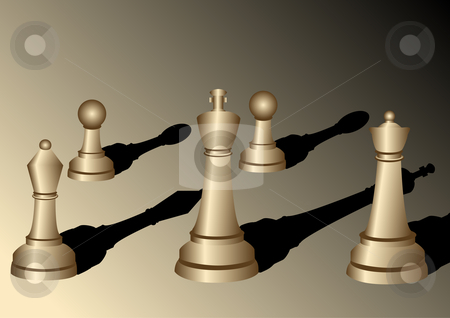 To use this stock image in your creative project, please select the size you need over to the right and click the "Add to Cart" button.
Your downloaded image will come with the Cutcaster watermark removed so don’t worry about the watermark you see on this page. Chess pieces illustration stock vector clipart, Chess pieces with shadows vector illustration by John Teeter