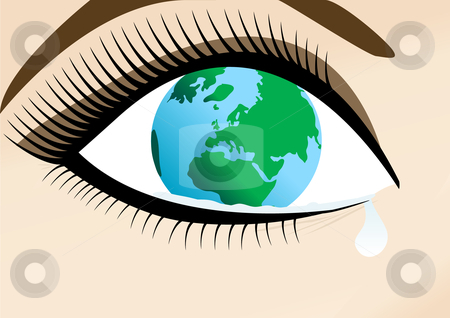 To use this stock image in your creative project, please select the size you need over to the right and click the "Add to Cart" button.
Your downloaded image will come with the Cutcaster watermark removed so don’t worry about the watermark you see on this page. World in sad Womans eye stock vector clipart, Woman in Sad Womans Eye Vector Illustration by John Teeter