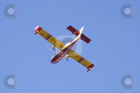 To use this stock image in your creative project, please select the size you need over to the right and click the "Add to Cart" button.
Your downloaded image will come with the Cutcaster watermark removed so don’t worry about the watermark you see on this page. Forest fire rescue plane stock photo, Canadair plane in approach to stop forest fire. by Serge VILLA