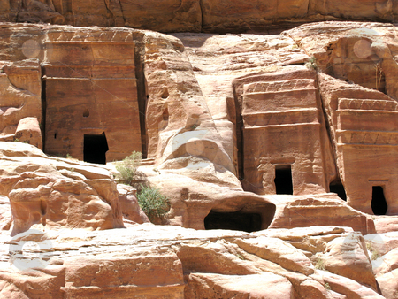 To use this stock image in your creative project, please select the size you need over to the right and click the "Add to Cart" button.
Your downloaded image will come with the Cutcaster watermark removed so don’t worry about the watermark you see on this page. Necropolis in Petra stock photo, Necropolis, Petra, Jordan, Middle east by Roman Vintonyak