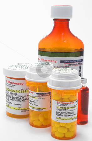 To use this stock image in your creative project, please select the size you need over to the right and click the "Add to Cart" button.
Your downloaded image will come with the Cutcaster watermark removed so don’t worry about the watermark you see on this page. Prescription Medication stock photo, A variety of prescription medications with mock labels. by Robert Byron