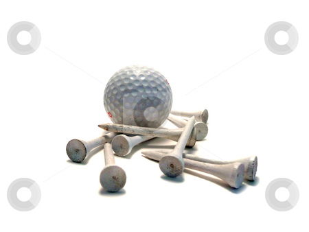 To use this stock image in your creative project, please select the size you need over to the right and click the "Add to Cart" button.
Your downloaded image will come with the Cutcaster watermark removed so don’t worry about the watermark you see on this page. Golf ball and tees stock photo, Golf ball and white tees by Corinna Walby