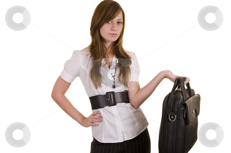 To use this stock image in your creative project, please select the size you need over to the right and click the "Add to Cart" button.
Your downloaded image will come with the Cutcaster watermark removed so don’t worry about the watermark you see on this page. Beautiful business lady stock photo, Beautiful business lady with a laptop, isolated on white. by Nicolaas Traut