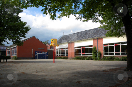 To use this stock image in your creative project, please select the size you need over to the right and click the "Add to Cart" button.
Your downloaded image will come with the Cutcaster watermark removed so don’t worry about the watermark you see on this page. Primary School Building stock photo, Typical public school building, pictured in The Netherlands. by Karen Koomans