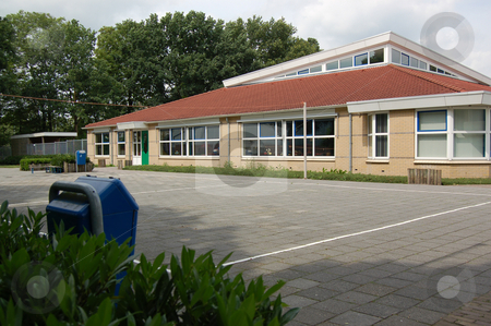 To use this stock image in your creative project, please select the size you need over to the right and click the "Add to Cart" button.
Your downloaded image will come with the Cutcaster watermark removed so don’t worry about the watermark you see on this page. Primary School Building stock photo, Typical public school building, pictured in The Netherlands. by Karen Koomans
