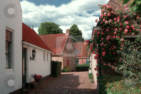 To use this stock image in your creative project, please select the size you need over to the right and click the "Add to Cart" button.
Your downloaded image will come with the Cutcaster watermark removed so don’t worry about the watermark you see on this page. 17th Century Style Houses stock photo, These houses were built in the1990's, in the style of the 17th century. They are not privately owned but part of a tourist attraction. Bourtange, The Netherlands. by Karen Koomans