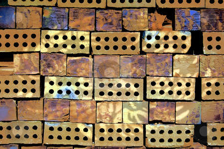 To use this stock image in your creative project, please select the size you need over to the right and click the "Add to Cart" button.
Your downloaded image will come with the Cutcaster watermark removed so don’t worry about the watermark you see on this page. Piled up bricks stock photo, Colorful bricks, piled up at the stone factory. by Karen Koomans