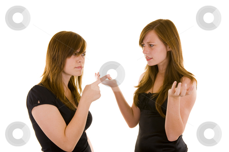 To use this stock image in your creative project, please select the size you need over to the right and click the "Add to Cart" button.
Your downloaded image will come with the Cutcaster watermark removed so don’t worry about the watermark you see on this page. Beautiful young sisters arguing stock photo, Beautiful young sisters indicating and arguing, isolated on white. by Nicolaas Traut