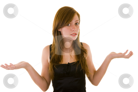 To use this stock image in your creative project, please select the size you need over to the right and click the "Add to Cart" button.
Your downloaded image will come with the Cutcaster watermark removed so don’t worry about the watermark you see on this page. Beautiful young business lady stock photo, Beautiful young business lady indicating and looking confused, isolated on white. by Nicolaas Traut