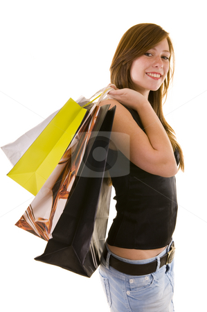 To use this stock image in your creative project, please select the size you need over to the right and click the "Add to Cart" button.
Your downloaded image will come with the Cutcaster watermark removed so don’t worry about the watermark you see on this page. Beautiful young business lady stock photo, Beautiful young business lady indicating and shopping, looking happy, isolated on white. by Nicolaas Traut