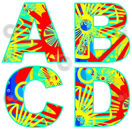 To use this stock image in your creative project, please select the size you need over to the right and click the "Add to Cart" button.
Your downloaded image will come with the Cutcaster watermark removed so don’t worry about the watermark you see on this page. Summer Alphabet stock photo, Characters from A - Z with a summer theme. Isolated on white. by Karen Koomans