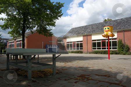 To use this stock image in your creative project, please select the size you need over to the right and click the "Add to Cart" button.
Your downloaded image will come with the Cutcaster watermark removed so don’t worry about the watermark you see on this page. Elementary School stock photo, Typical public primary school building, pictured in The Netherlands. by Karen Koomans
