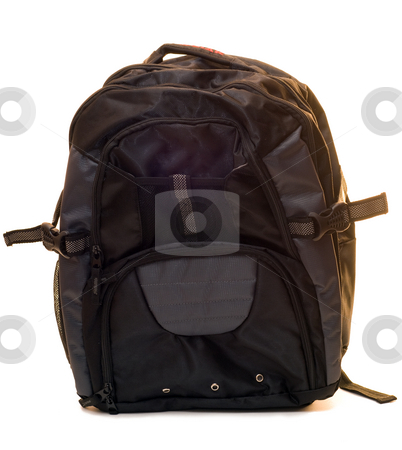 To use this stock image in your creative project, please select the size you need over to the right and click the "Add to Cart" button.
Your downloaded image will come with the Cutcaster watermark removed so don’t worry about the watermark you see on this page. Isolated Backpack stock photo, A child's backpack isolated on a white background by Richard Nelson