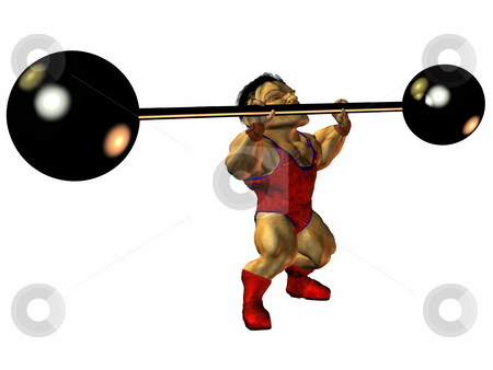 To use this stock image in your creative project, please select the size you need over to the right and click the "Add to Cart" button.
Your downloaded image will come with the Cutcaster watermark removed so don’t worry about the watermark you see on this page. Arni the Muscleman stock photo, 3D Render of an Toon Figure by Andreas Meyer