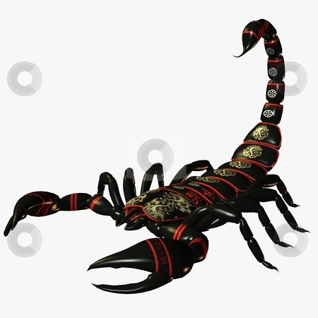 To use this stock image in your creative project, please select the size you need over to the right and click the "Add to Cart" button.
Your downloaded image will come with the Cutcaster watermark removed so don’t worry about the watermark you see on this page. Scorpion stock photo, 3D Render of an Scorpion by Andreas Meyer