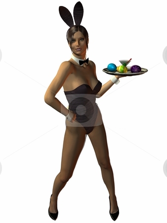 To use this stock image in your creative project, please select the size you need over to the right and click the "Add to Cart" button.
Your downloaded image will come with the Cutcaster watermark removed so don’t worry about the watermark you see on this page. Easter Bunny stock photo, 3D Render of an Easter Bunny by Andreas Meyer