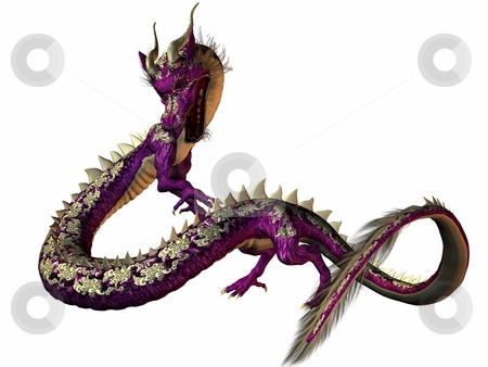 To use this stock image in your creative project, please select the size you need over to the right and click the "Add to Cart" button.
Your downloaded image will come with the Cutcaster watermark removed so don’t worry about the watermark you see on this page. Eastern Dragon stock photo, 3D Render of an Eastern Dragon by Andreas Meyer
