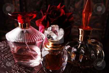 To use this stock image in your creative project, please select the size you need over to the right and click the "Add to Cart" button.
Your downloaded image will come with the Cutcaster watermark removed so don’t worry about the watermark you see on this page. Perfume bottles1 stock photo, Selection of perfume bottles in romantic setting. by Nicolaas Traut