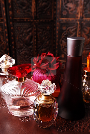 To use this stock image in your creative project, please select the size you need over to the right and click the "Add to Cart" button.
Your downloaded image will come with the Cutcaster watermark removed so don’t worry about the watermark you see on this page. Perfume bottles3 stock photo, Selection of perfume bottles in romantic setting. Copy space on top. by Nicolaas Traut