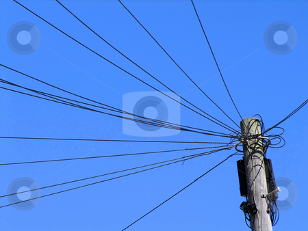 To use this stock image in your creative project, please select the size you need over to the right and click the "Add to Cart" button.
Your downloaded image will come with the Cutcaster watermark removed so don’t worry about the watermark you see on this page. Lots of black telephone lines. stock photo, Lots of black telephone lines. by Stephen Rees
