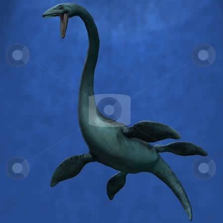 To use this stock image in your creative project, please select the size you need over to the right and click the "Add to Cart" button.
Your downloaded image will come with the Cutcaster watermark removed so don’t worry about the watermark you see on this page. Elasmosaurus stock photo, 3D Render of an Elasmosaurus by Andreas Meyer