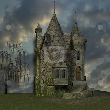 To use this stock image in your creative project, please select the size you need over to the right and click the "Add to Cart" button.
Your downloaded image will come with the Cutcaster watermark removed so don’t worry about the watermark you see on this page. Fantasy Building stock photo, 3D Render of an Fantasy Building by Andreas Meyer