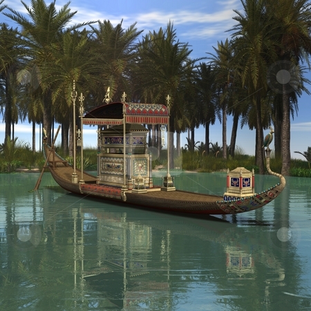 To use this stock image in your creative project, please select the size you need over to the right and click the "Add to Cart" button.
Your downloaded image will come with the Cutcaster watermark removed so don’t worry about the watermark you see on this page. Egyptian Background with Barge stock photo, 3D Render of an Egyptian Background with Barge by Andreas Meyer