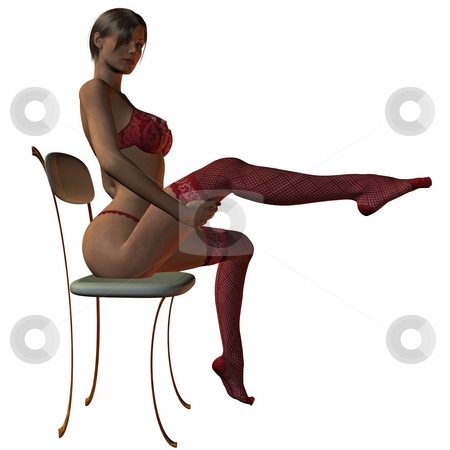 To use this stock image in your creative project, please select the size you need over to the right and click the "Add to Cart" button.
Your downloaded image will come with the Cutcaster watermark removed so don’t worry about the watermark you see on this page. Girl on the chair stock photo, 3D Render of an Girl on the chair by Andreas Meyer