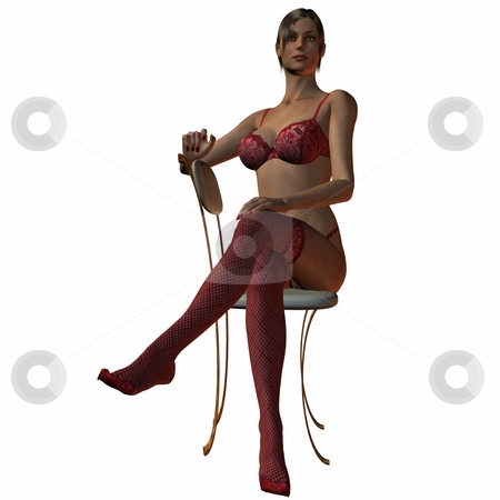 To use this stock image in your creative project, please select the size you need over to the right and click the "Add to Cart" button.
Your downloaded image will come with the Cutcaster watermark removed so don’t worry about the watermark you see on this page. Girl on the chair stock photo, 3D Render of an Girl on the chair by Andreas Meyer