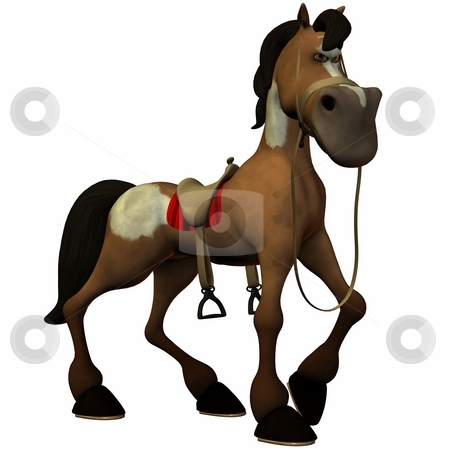 To use this stock image in your creative project, please select the size you need over to the right and click the "Add to Cart" button.
Your downloaded image will come with the Cutcaster watermark removed so don’t worry about the watermark you see on this page. Toon Horse stock photo, 3D Render of an Toon Horse by Andreas Meyer
